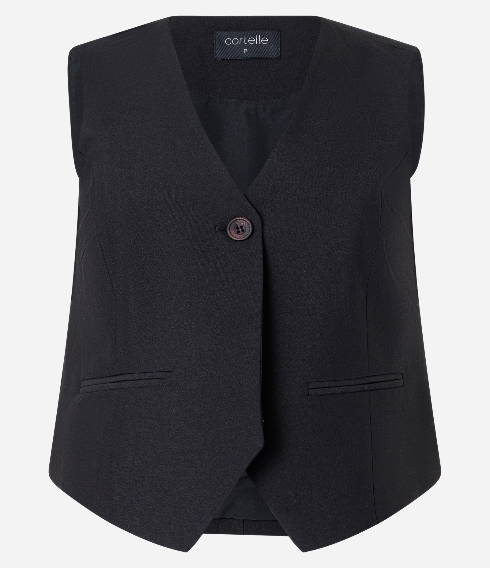 Colete Alfaiatado com Botão Único e Bolsos 4