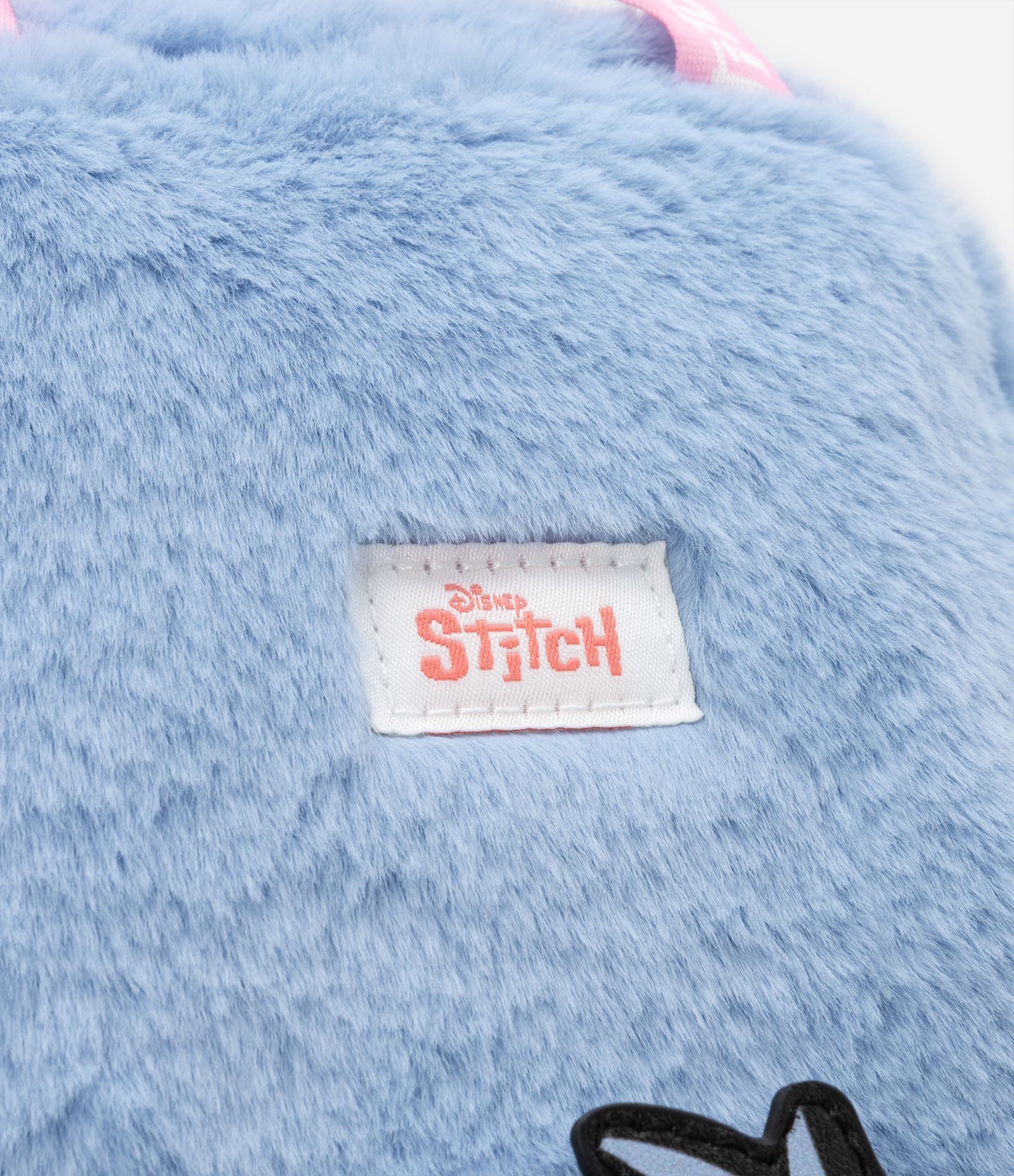 Mochila Infantil com Pelinhos e Estampa do Stitch - Tam U Azul 3