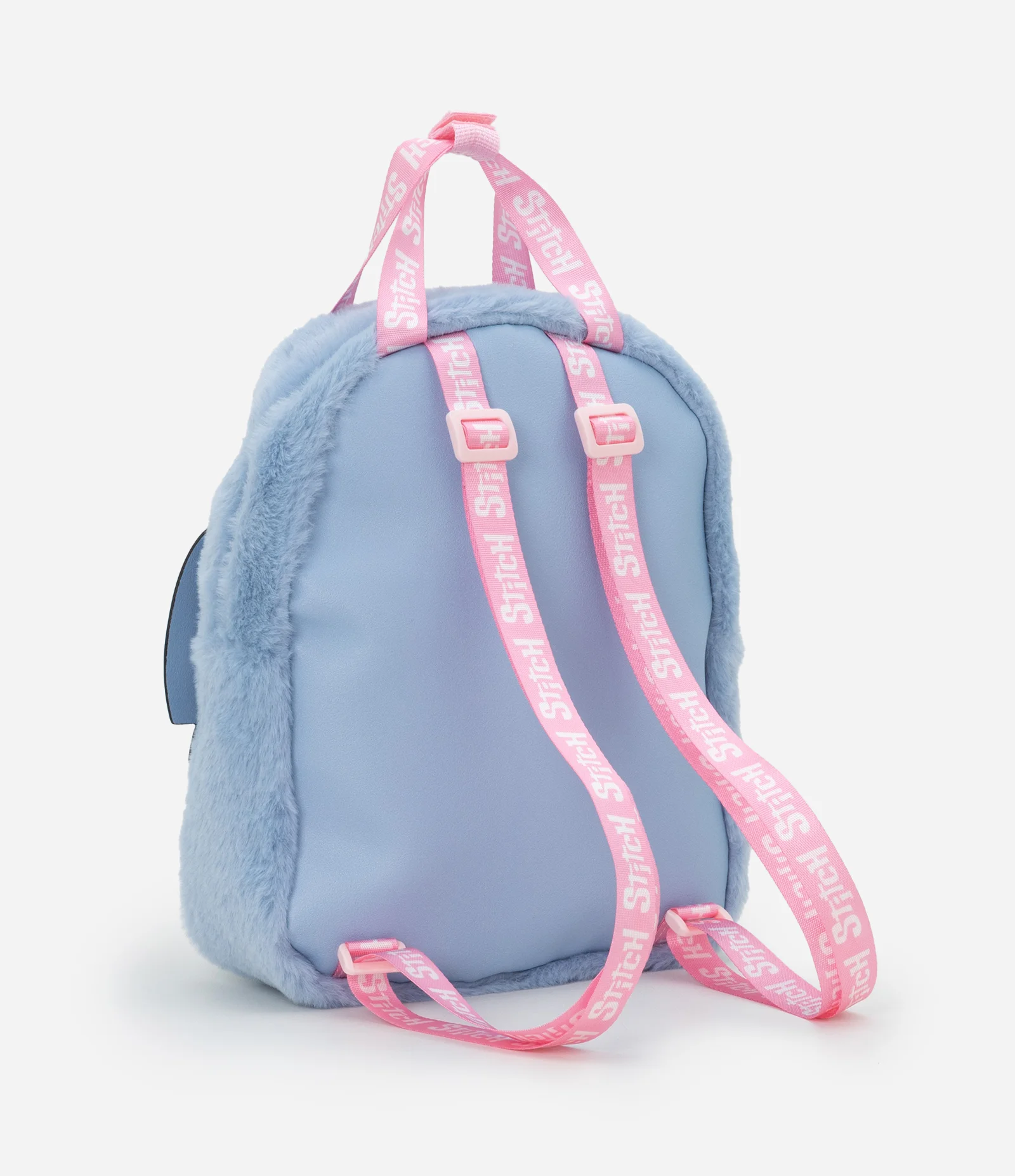 Mochila Infantil com Pelinhos e Estampa do Stitch - Tam U Azul 7