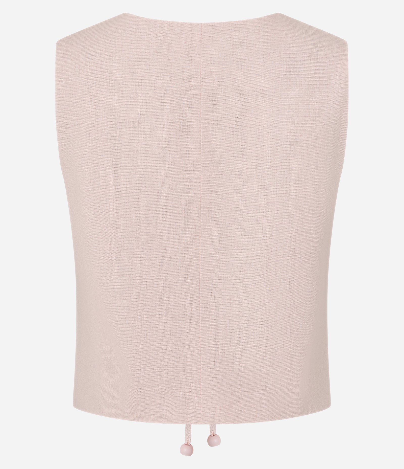 Colete em Viscolinho com Amarração Frontal Rosa 6