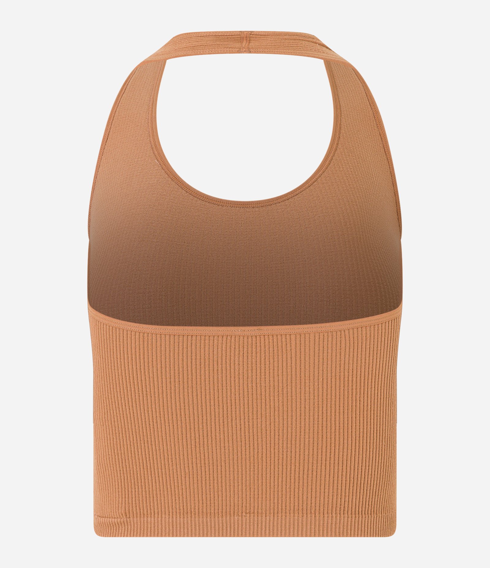 Blusa Frente Única Seamless Marrom 6