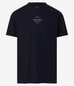 Camiseta com Estampa Lettering Mont Blac