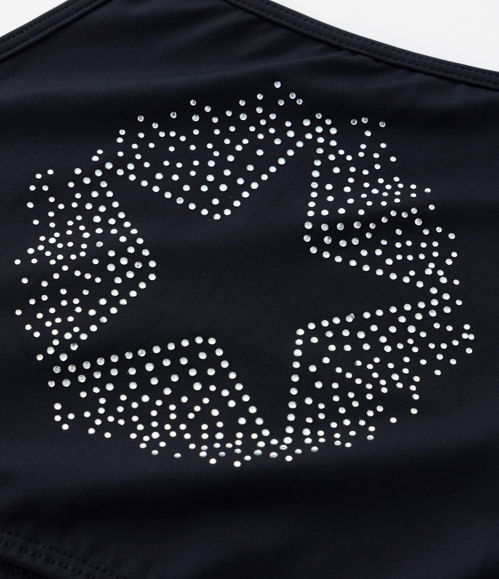 Biquíni Infantil com Estrela de Strass e Proteção UV - Tam 5 a 14 anos Preto 5