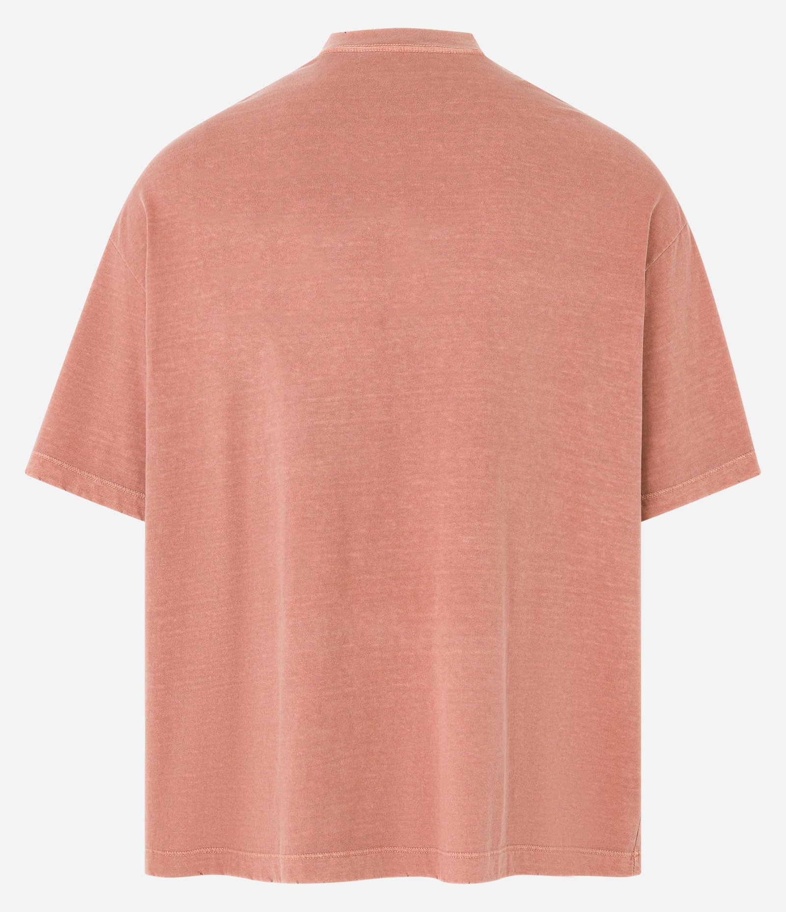 Camiseta Boxy em Algodão com Estampa Disorder Marrom 6