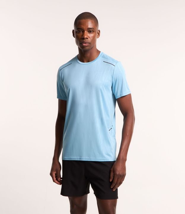 Camiseta Esportiva Tecnologia Dry com Estampa Heat Print