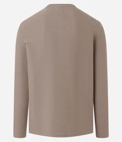 Camiseta com Textura Canelada