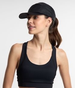 Boné Aba Curva Esportivo em Ripstop Texturizado