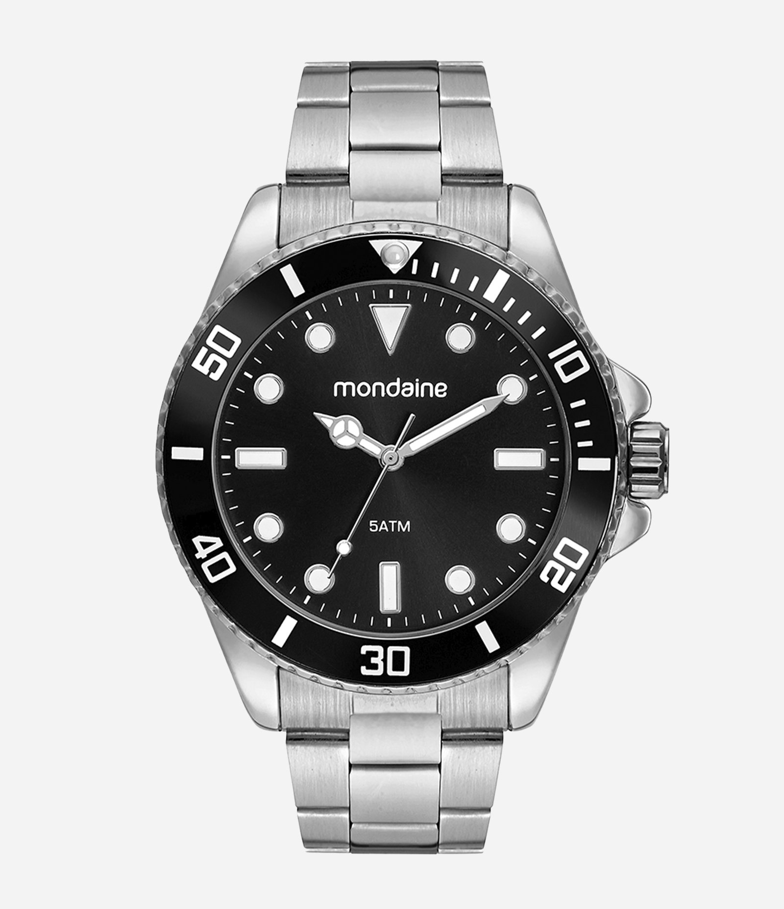 Kit Relógio Mondaine Masculino Analógico  Prata 1