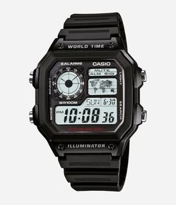 Relógio Casio Masculino Digital  AE1200WH1AVDF