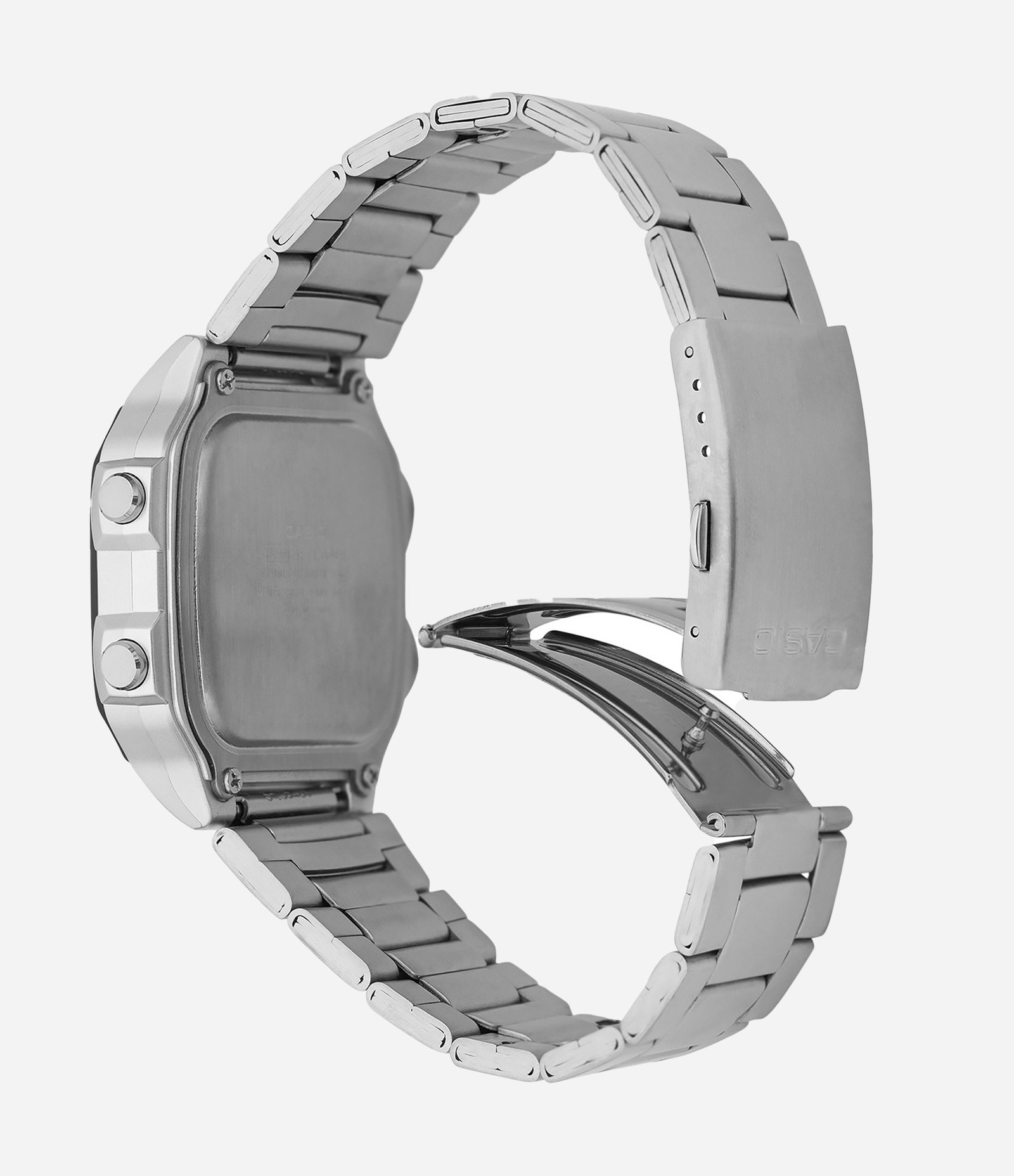 Relógio Casio Masculino Digital  Prata 2