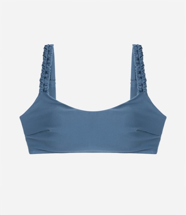 Biquíni Top Reto em Microfibra Texturizada Curve & Plus Size
