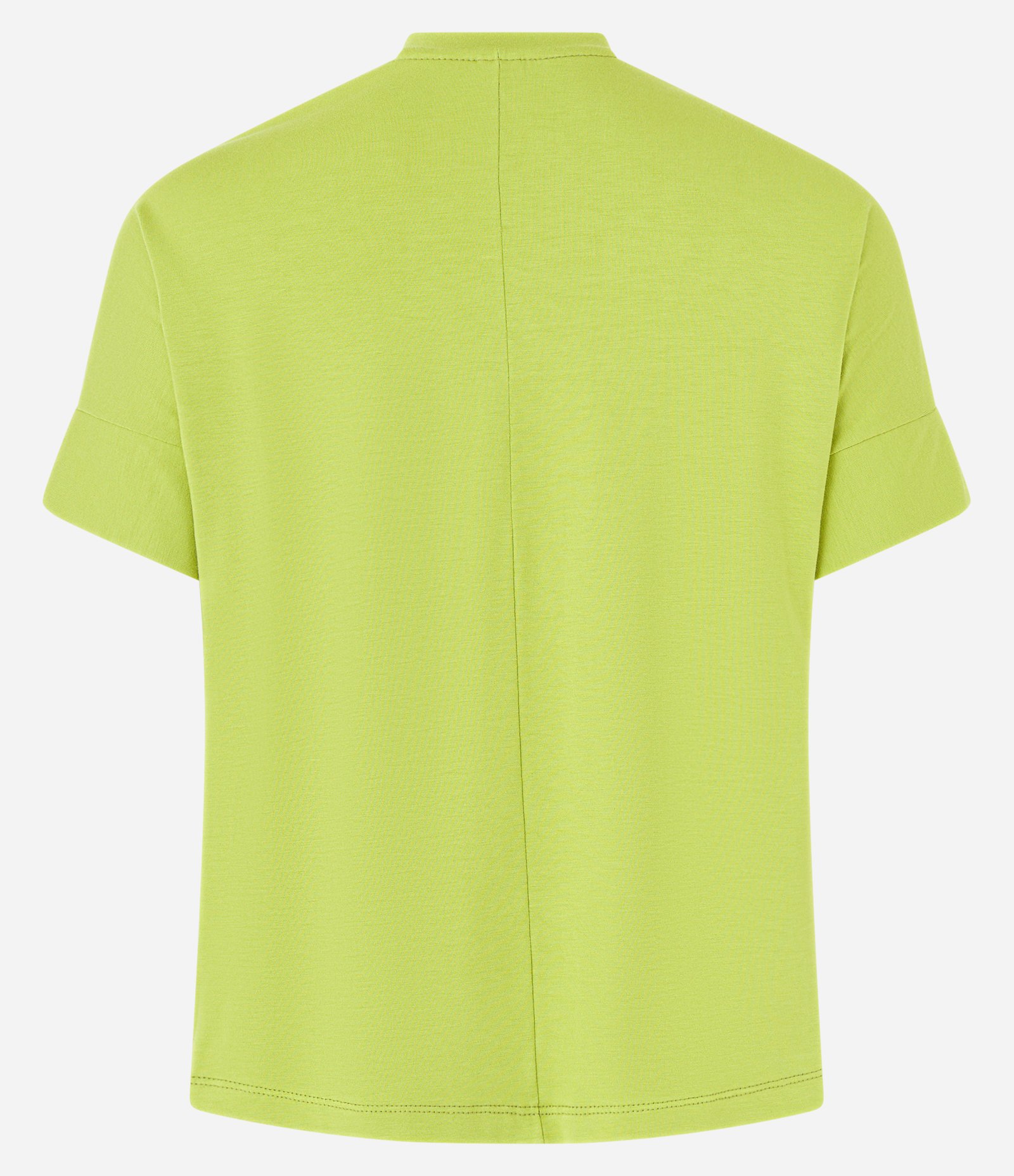 Blusa Sem Cava em Viscose com Gola Redonda Verde Abacate 5
