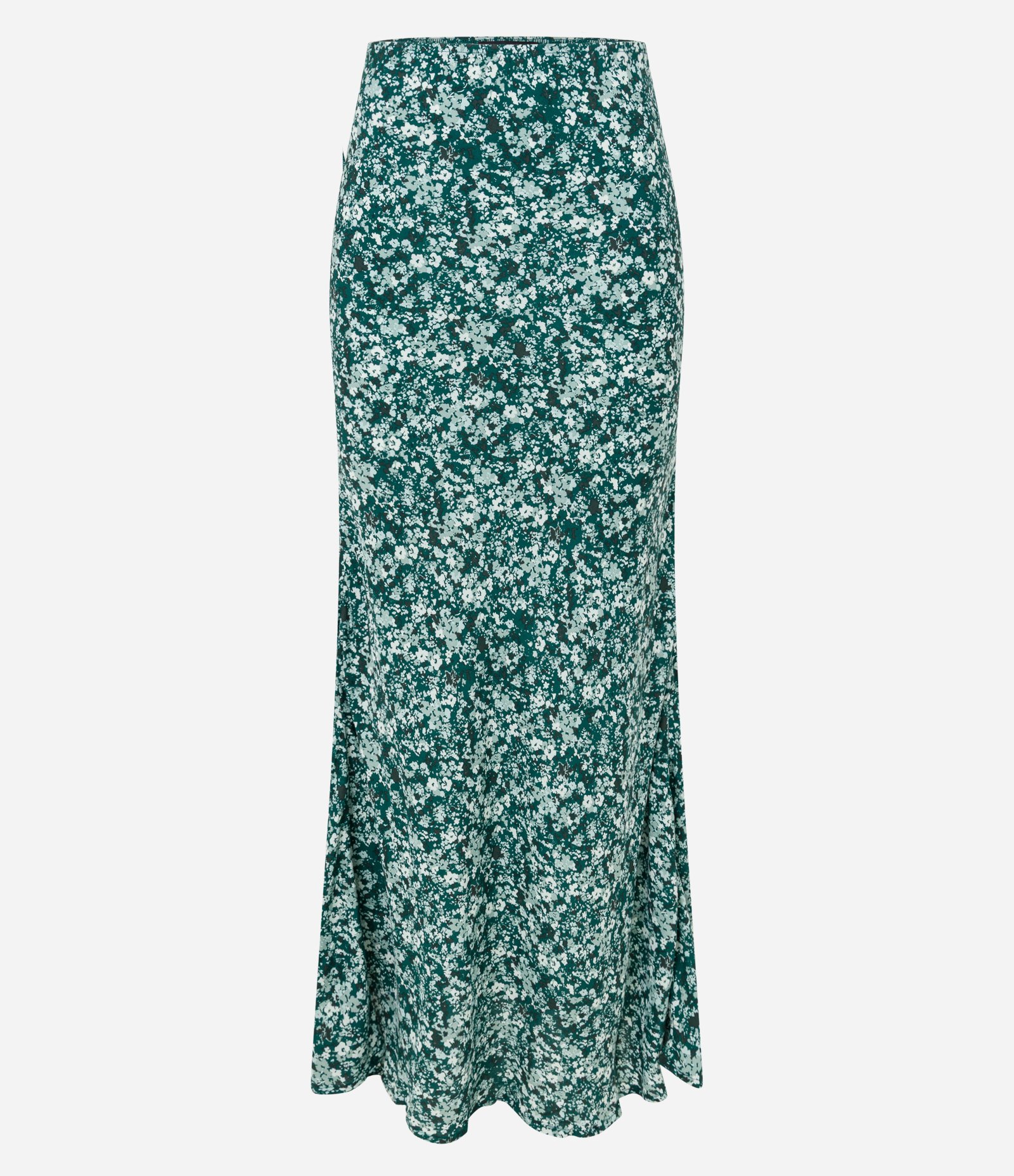 Saia Midi em Viscose Floral Liberty Verde 1