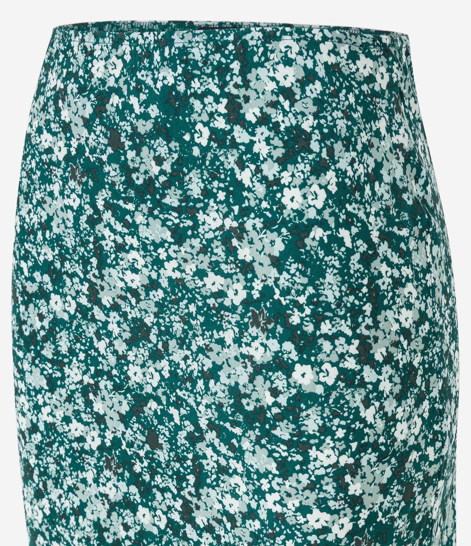 Saia Midi em Viscose Floral Liberty Verde 2