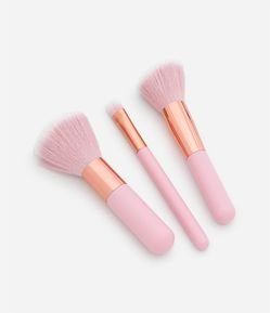 Kit 03 Pinceis de Maquiagem em Diferentes Tamanhos Alchemia