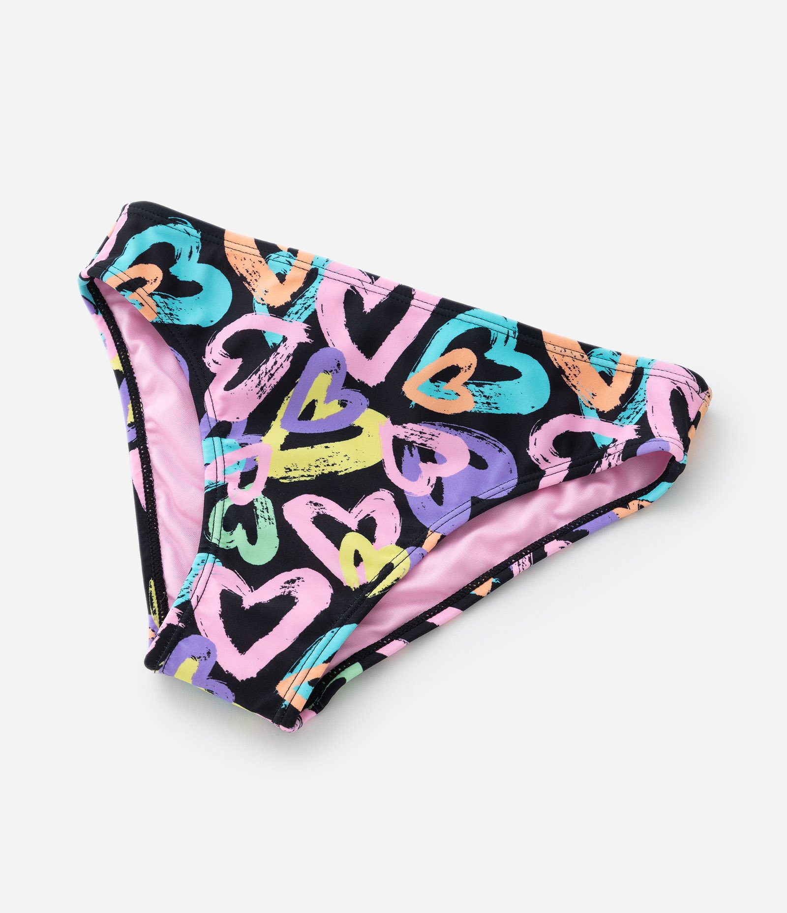 Biquíni Infantil Transpassado com Estampa Corações - Tam 5 a 14 Anos Multicores 6