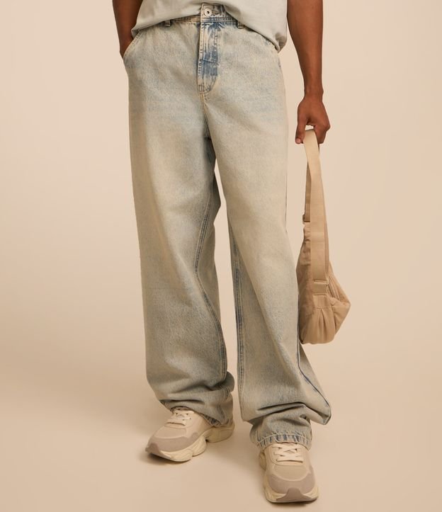 JEANS BAGGY FIT - Preto | ZARA Brasil