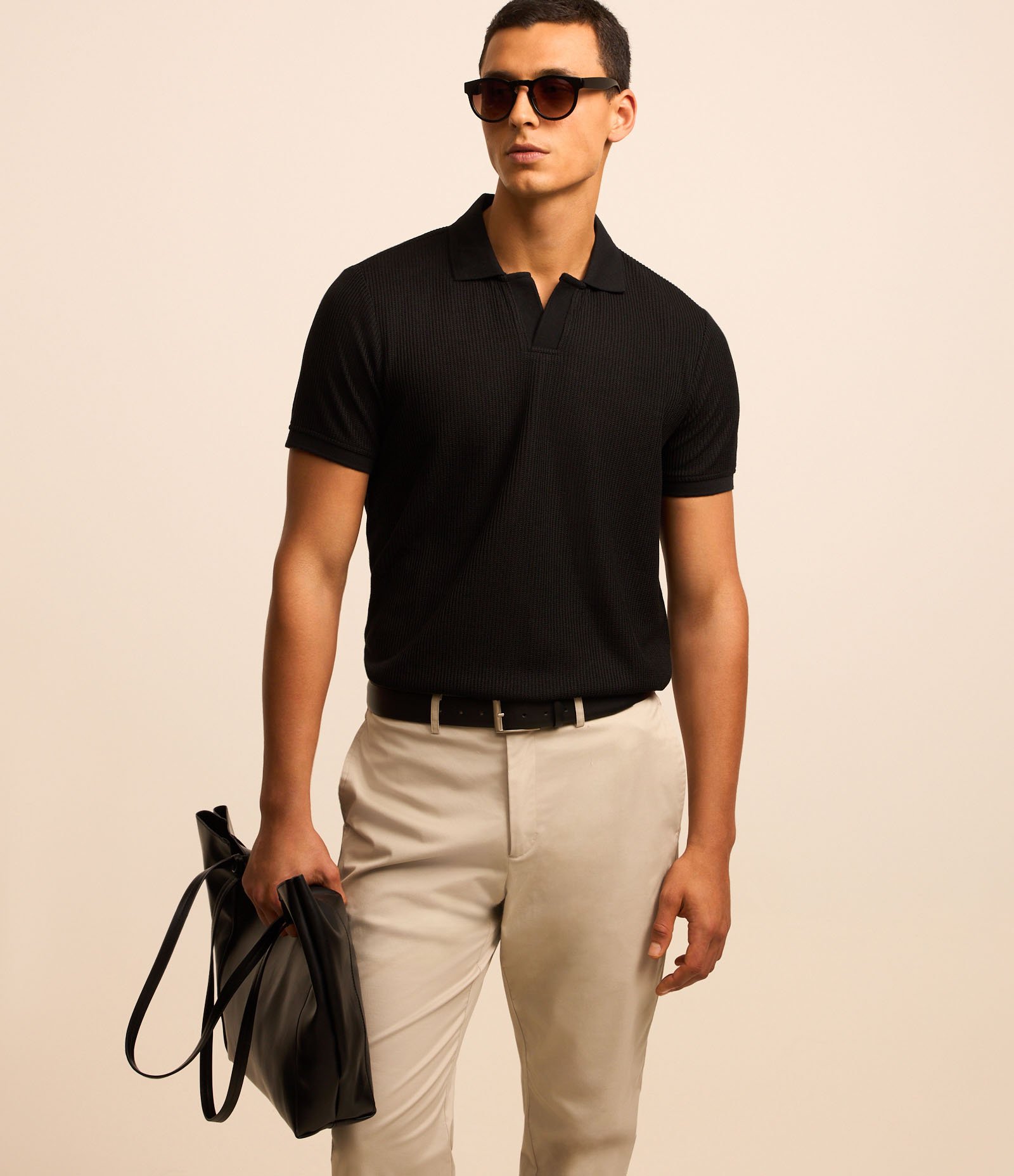 Calça em Algodão Acetinada com Cós Passante Cinza 2