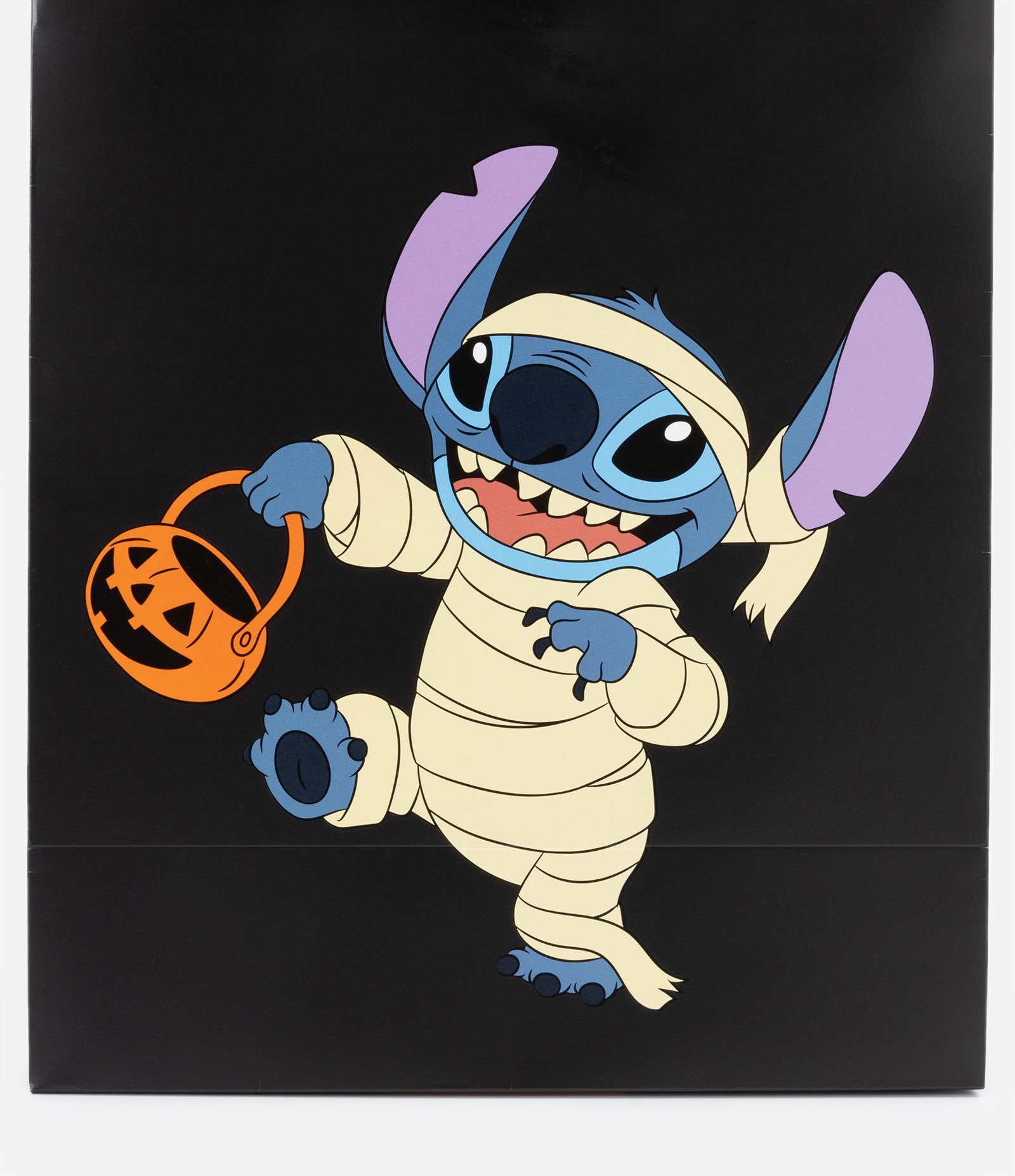 Embalagem de Presente Média com Estampa do Stitch de Halloween Preto 3