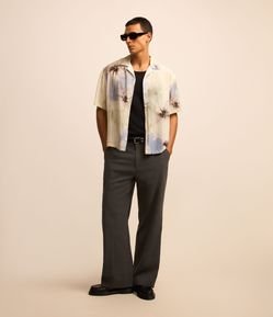 Calça Social em Poliviscose Alfaiataria