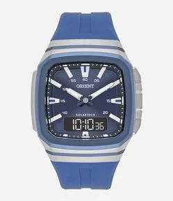 Relógio Orient Masculino Anadigi Solartech 