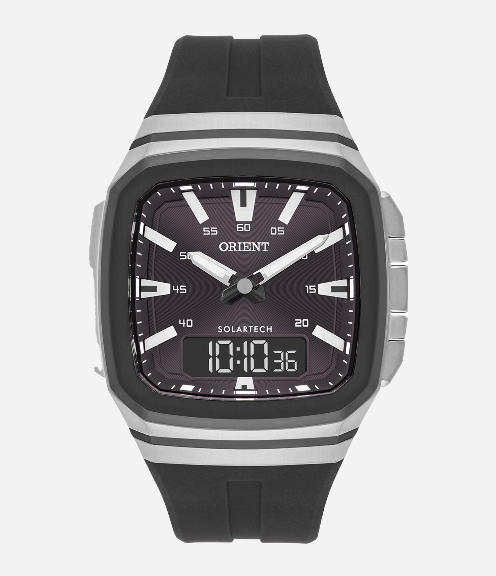 Relógio Orient Masculino Anadigi Solartech Preto 1