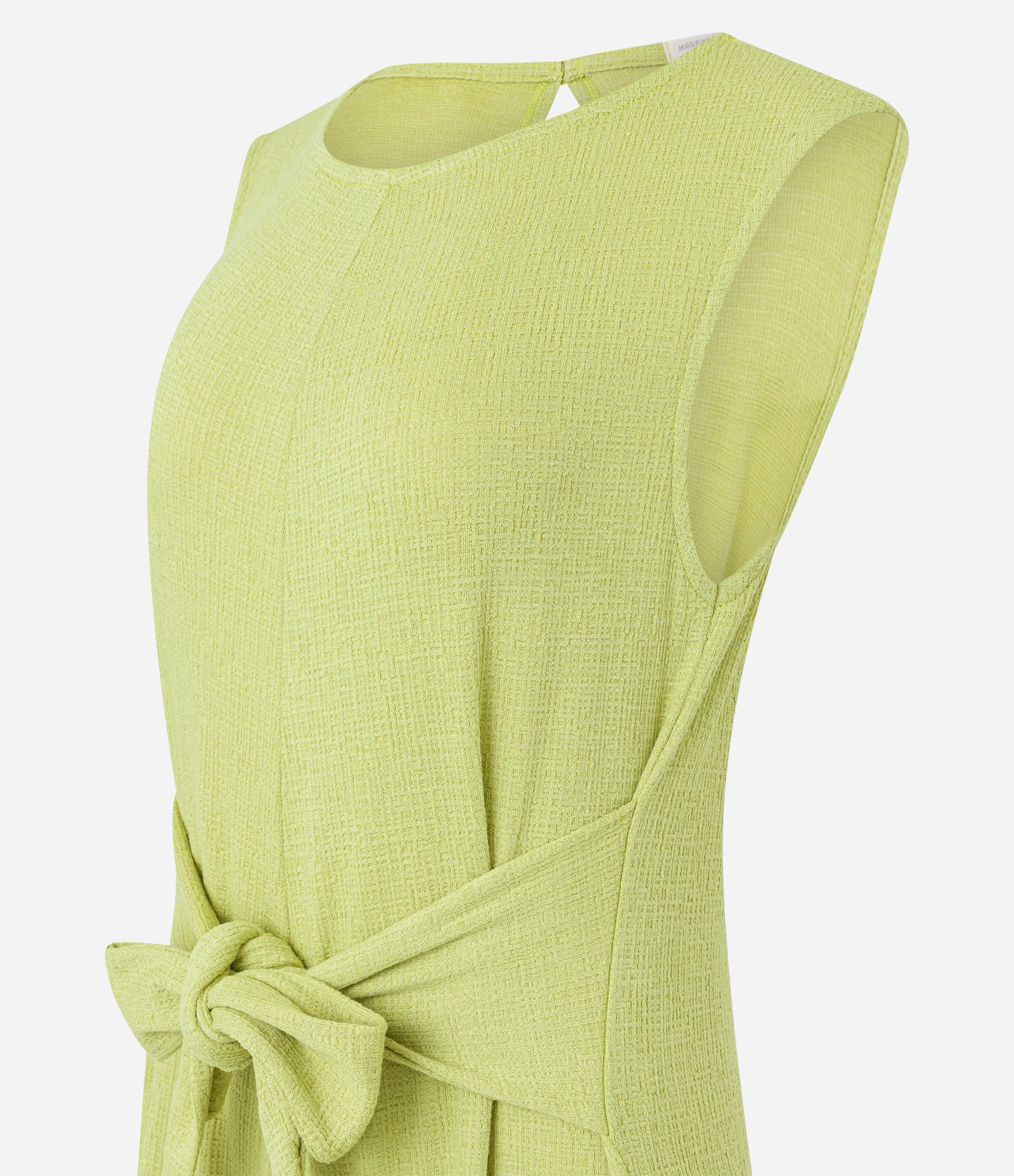 Macacão Reto em Viscose com Amarração na Cintura Verde 7