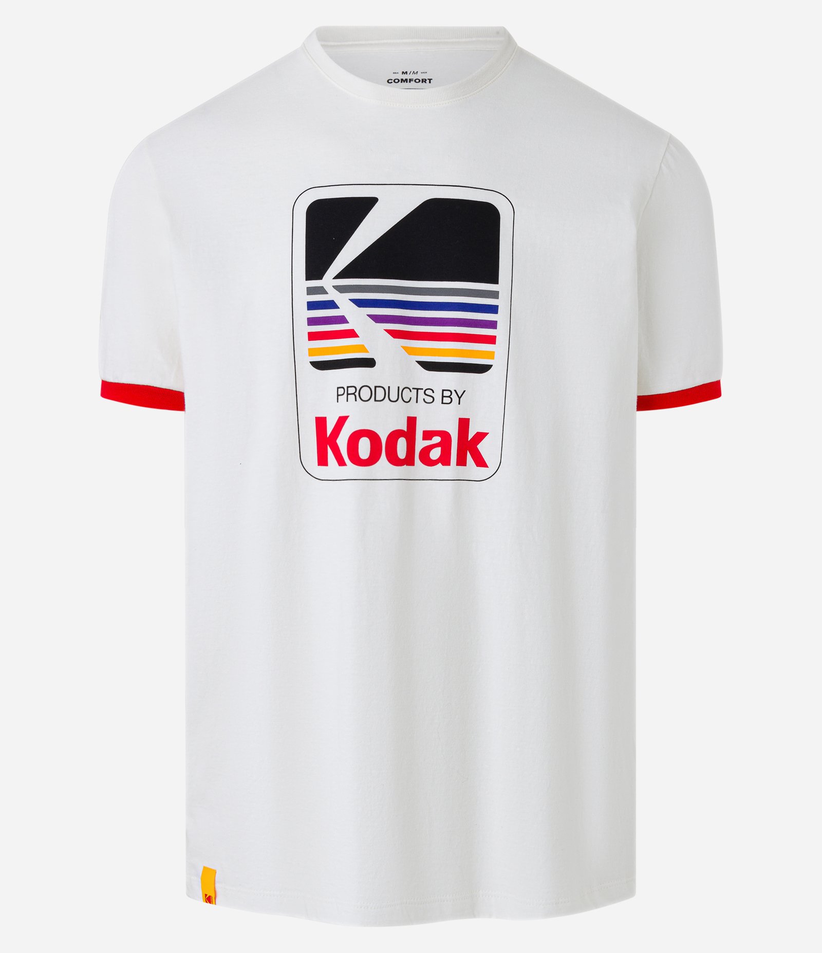Camiseta em Algodão Com Estampa da Kodak Branco 7