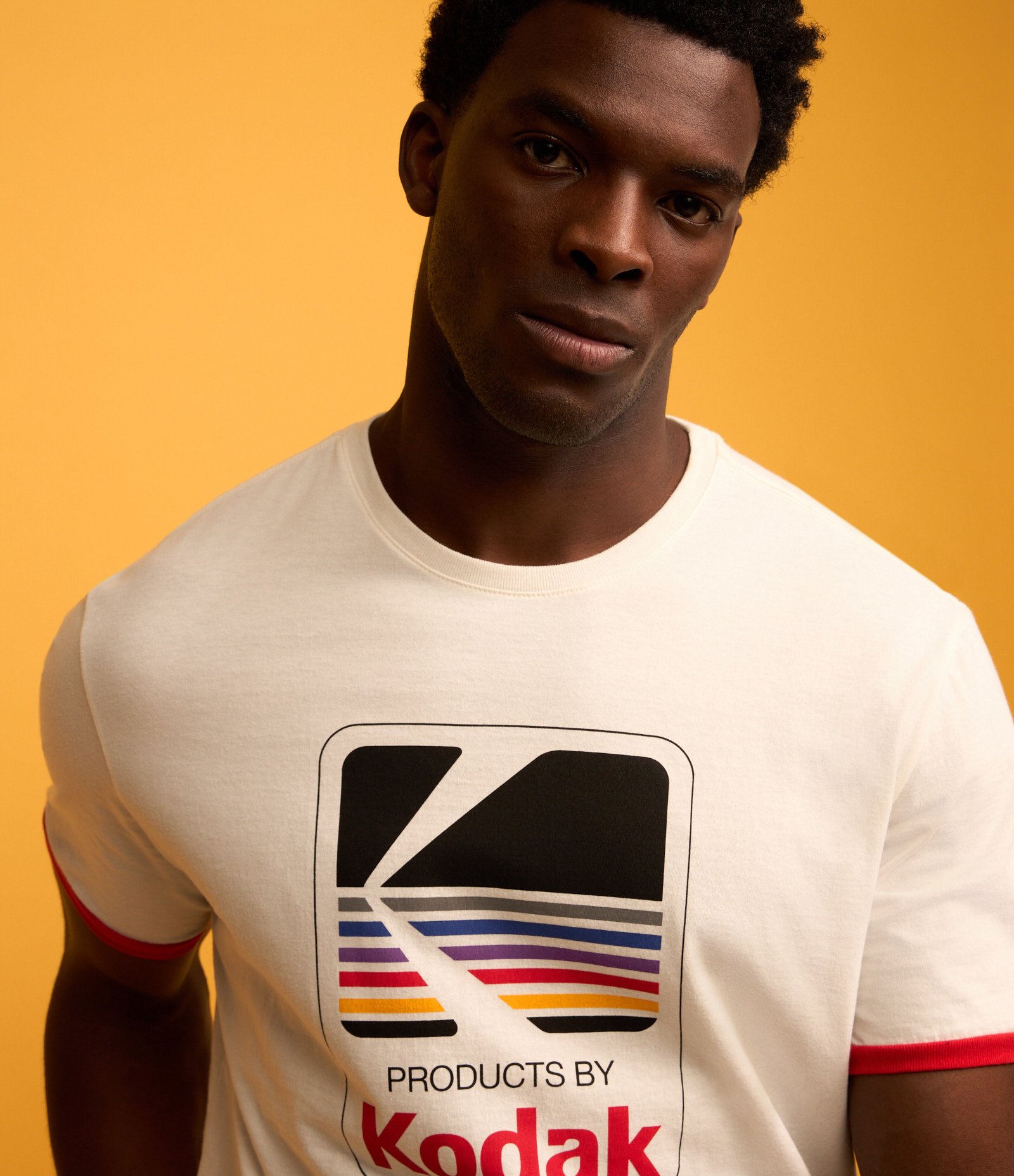 Camiseta em Algodão Com Estampa da Kodak Branco 2