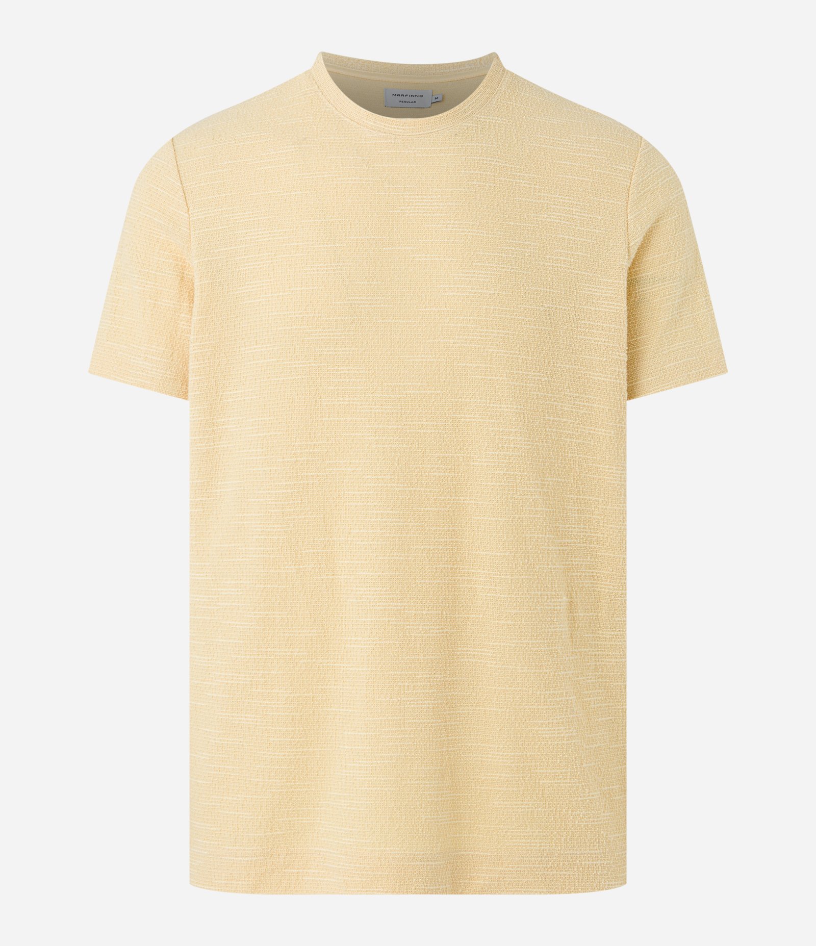 Camiseta Regular em Malha Texturizada 5