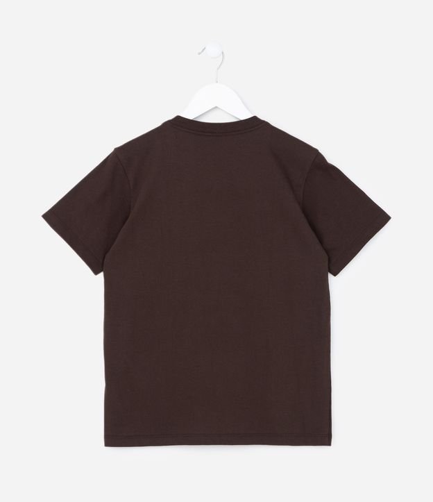 Camiseta Infantil em Algodão Estampa Charlie Brown Jr - Tam 5 a 14 anos