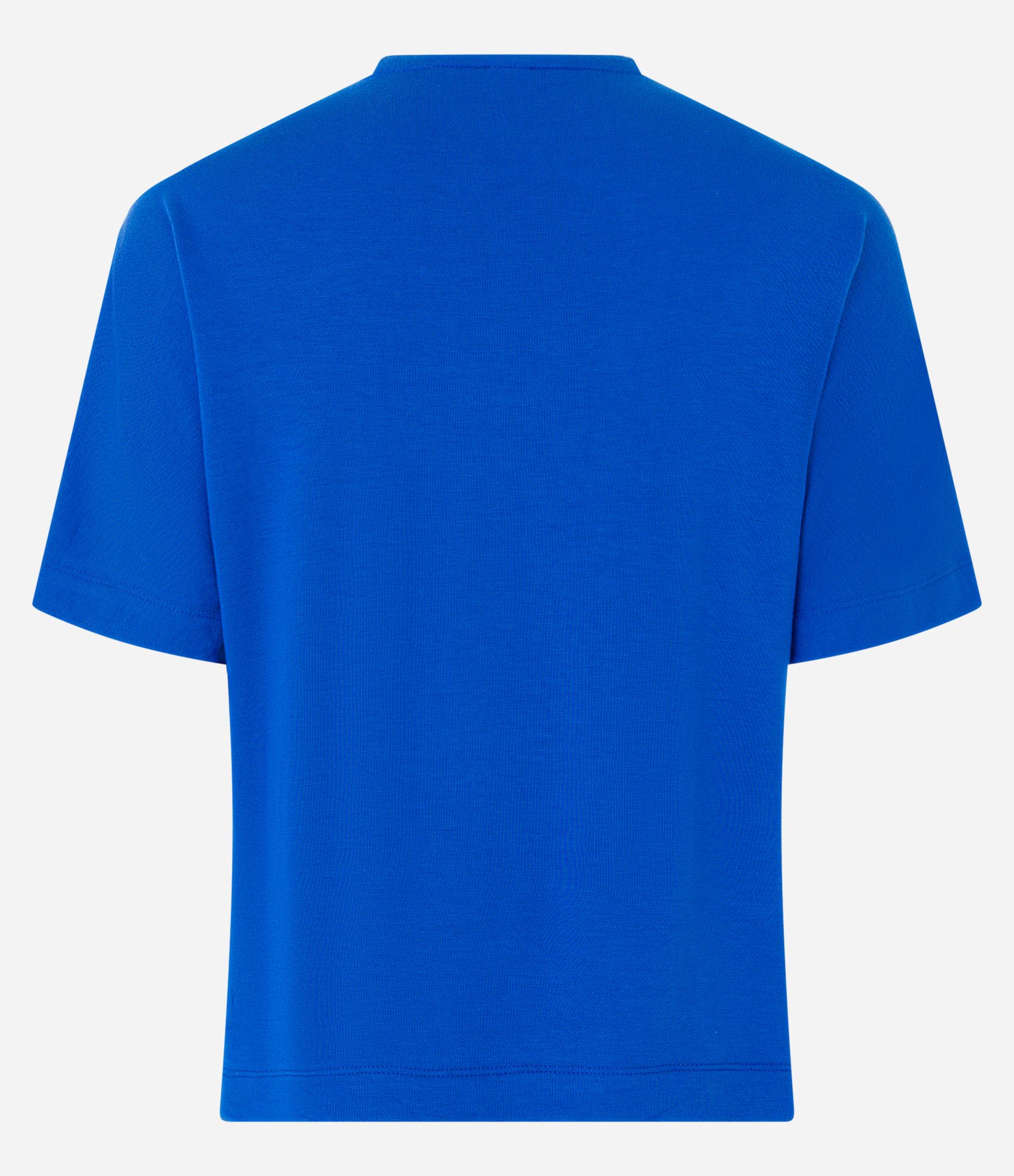 Blusa em Moletinho com Recortes Frontais Azul Royal 5