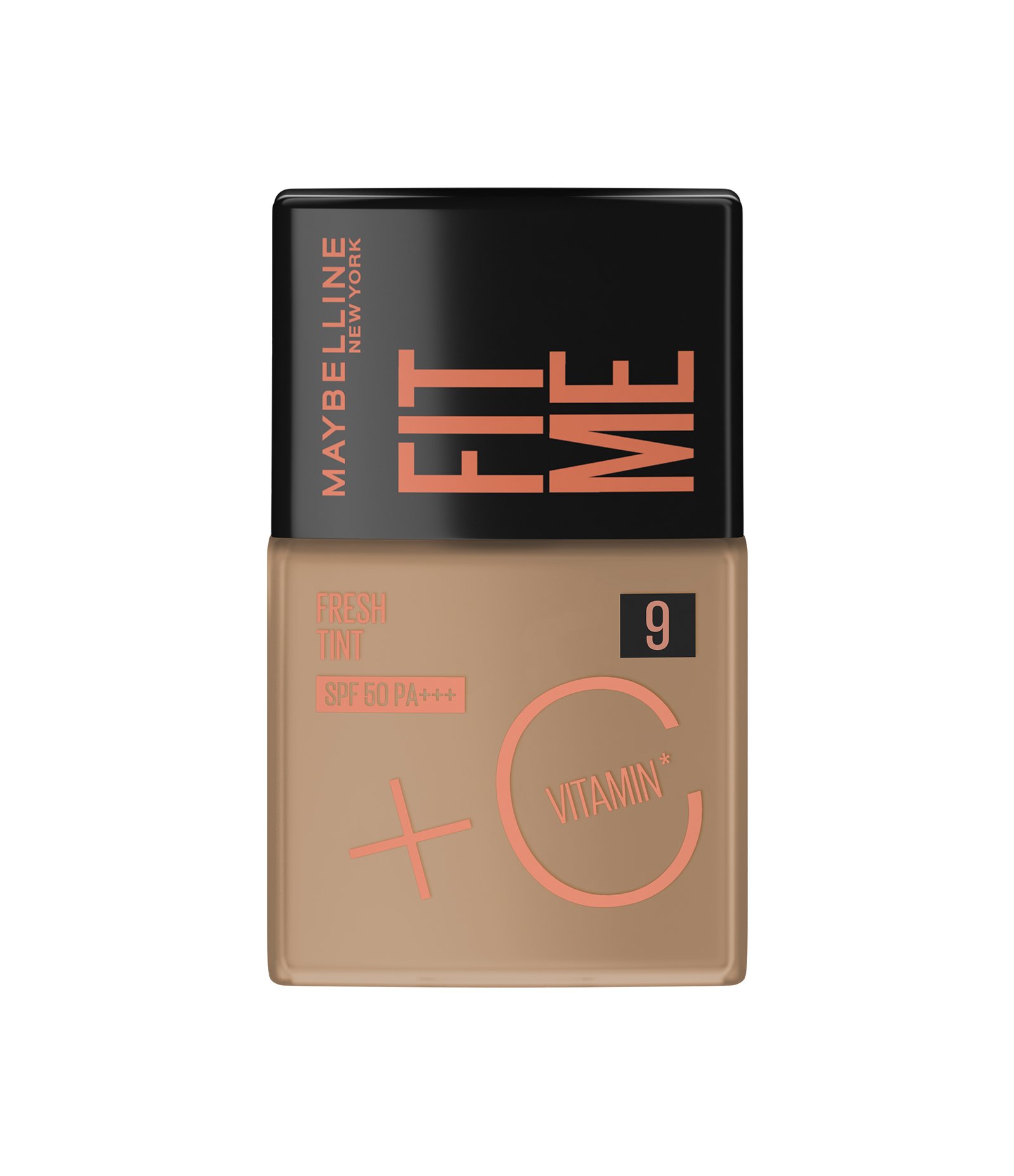 Base Liquida Maybelline NY Fit Me Fresh Tint com Vitamina C e FPS50 COR 09 1