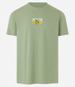 Camiseta Comfort em Algodão com Estampa High Pleasure