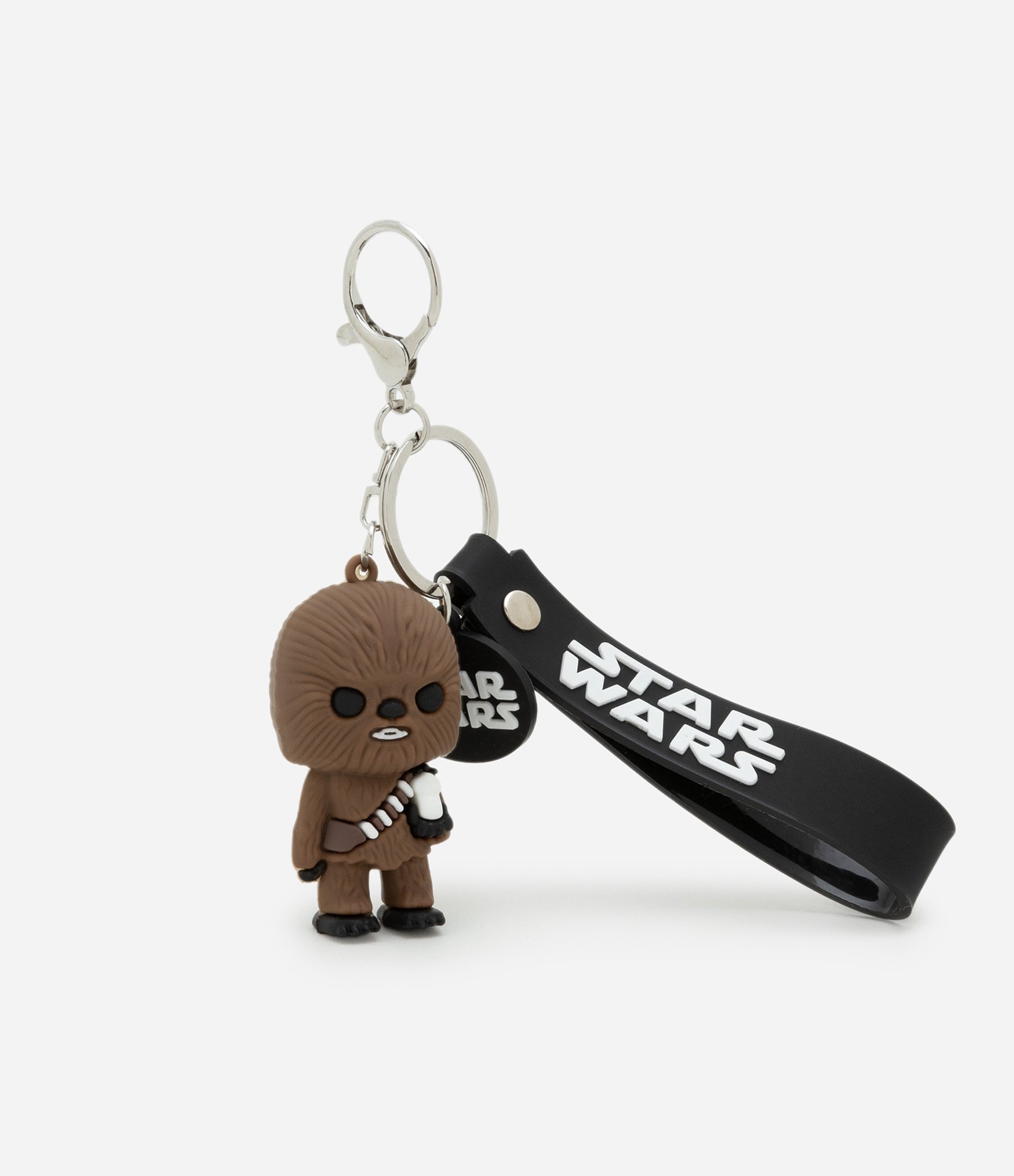Chaveiro Infantil com Estampa Chewbacca - Tam Único Preto/Marrom 1