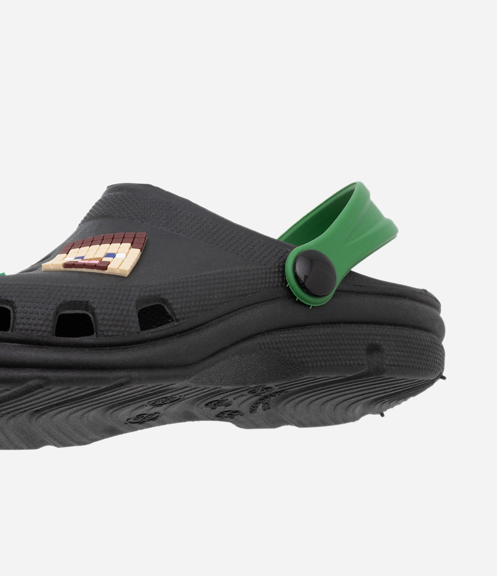 Sandália Babuche Infantil com Patch do Minecraft - Tam 22 ao 34 Preto 4