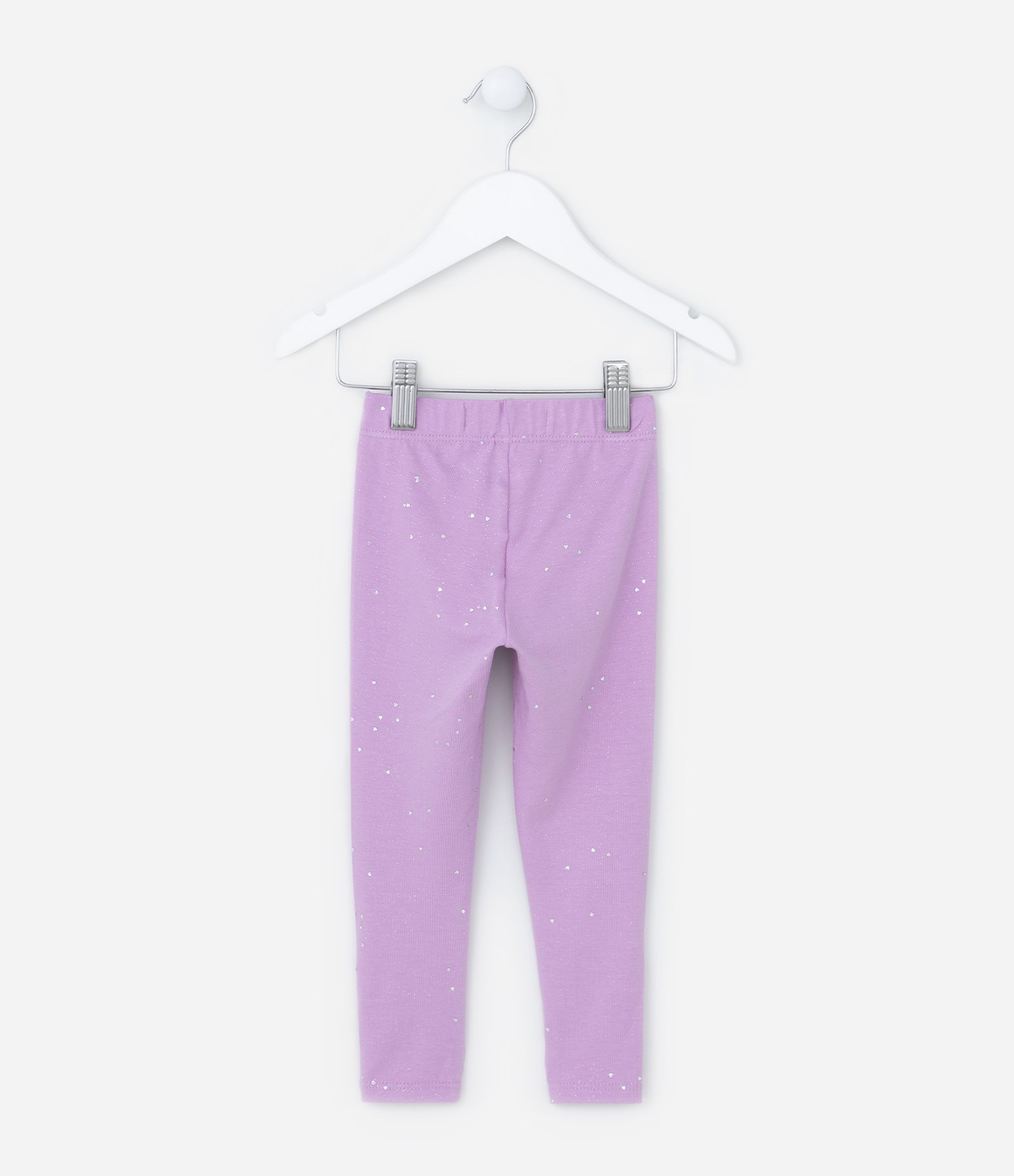Calça Legging Infantil em Cotton com Brilhinhos - Tam 1 A 5 Anos 2