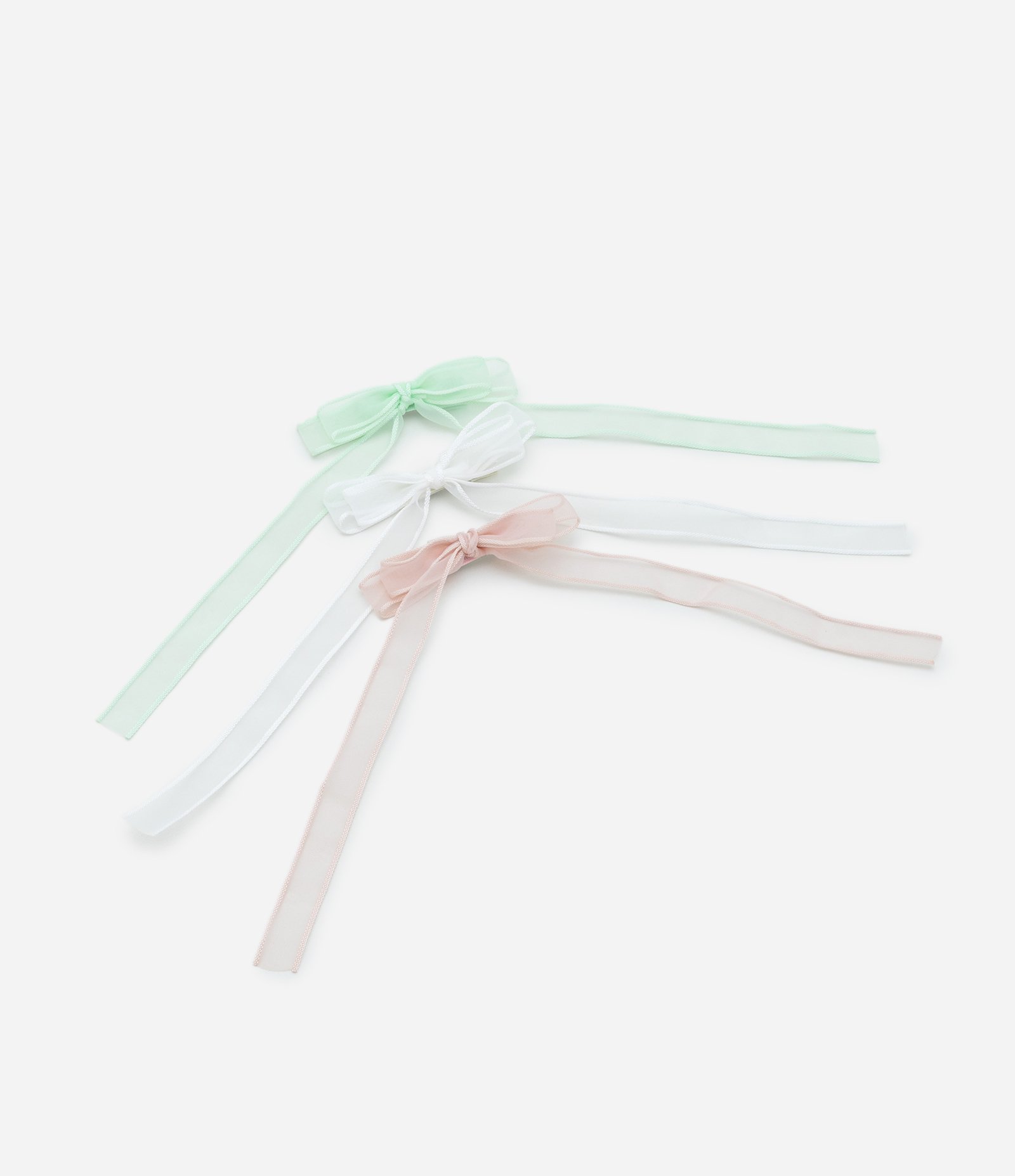 Kit 03 Presilhas de Cabelo Infantil em Formato de Laço - Tam U Multicores 2