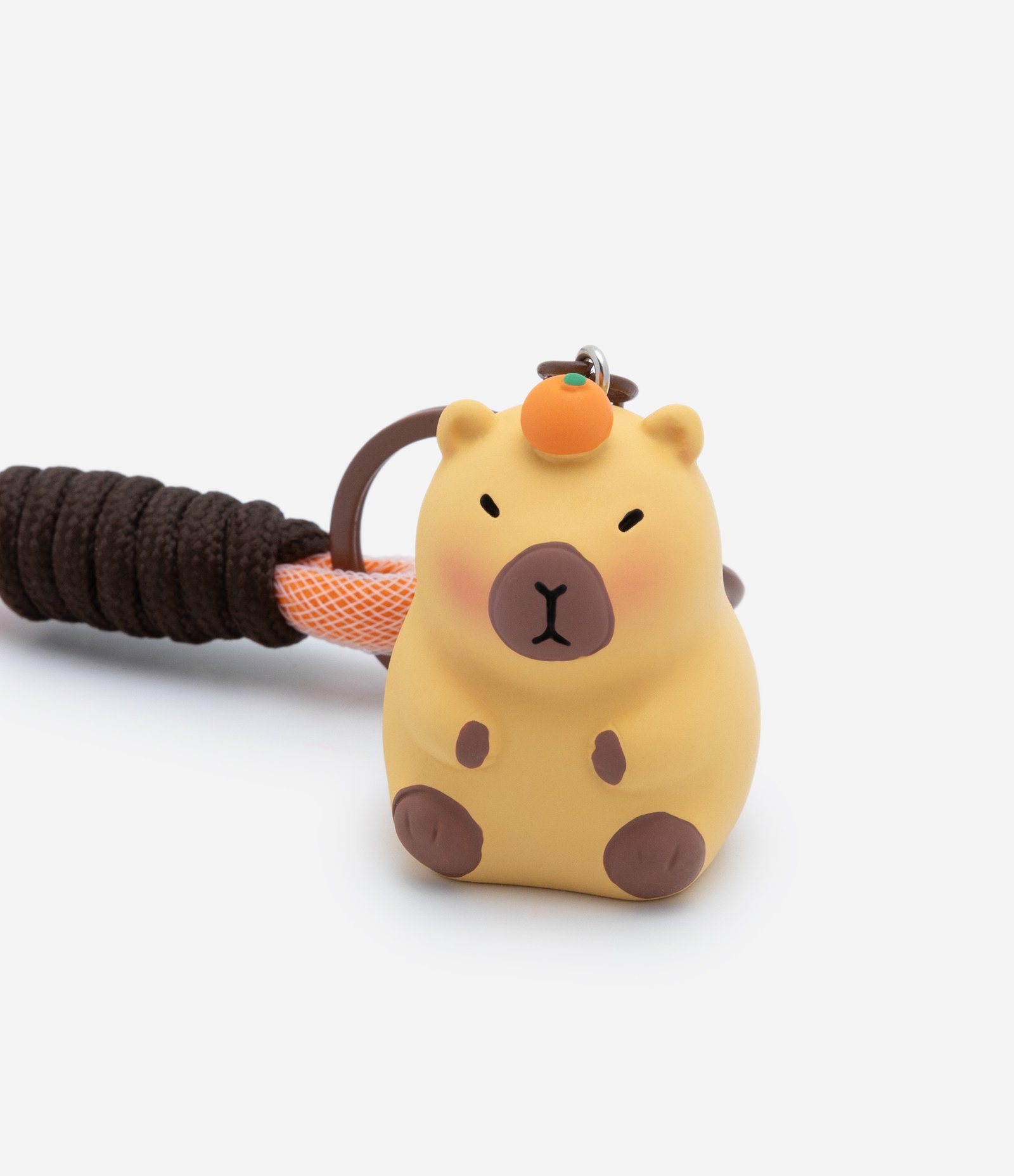 Chaveiro em Plástico de Capivara Marrom 3