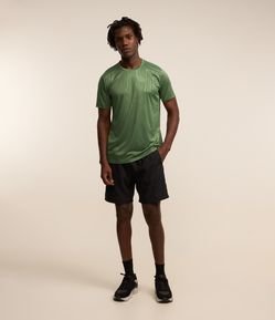 Bermuda Esportiva com Cós Elástico e Cordão