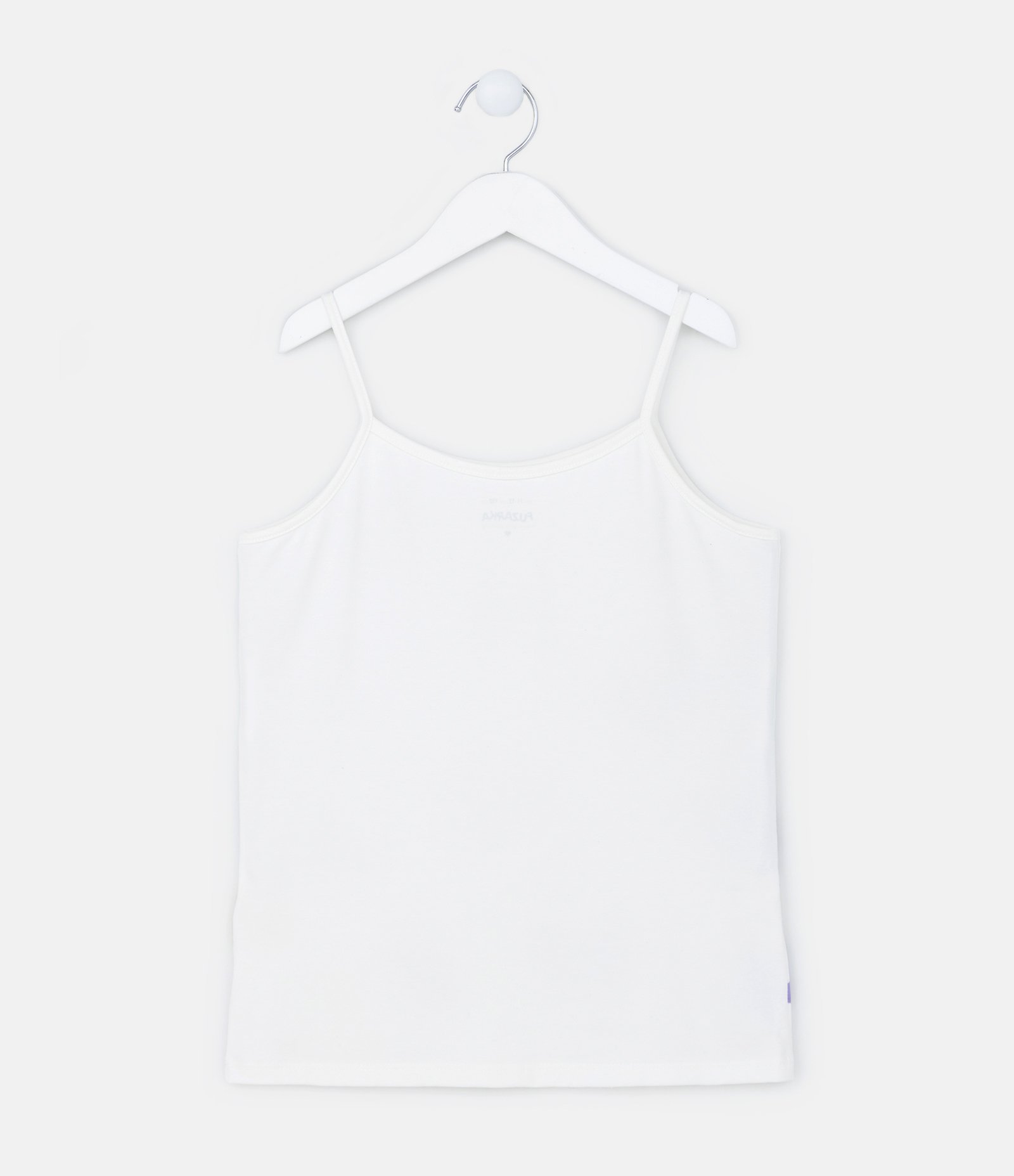 Blusa Infantil de Alça em Cotton com Estampa Doodles - Tam 5 a 14 anos Branco 2