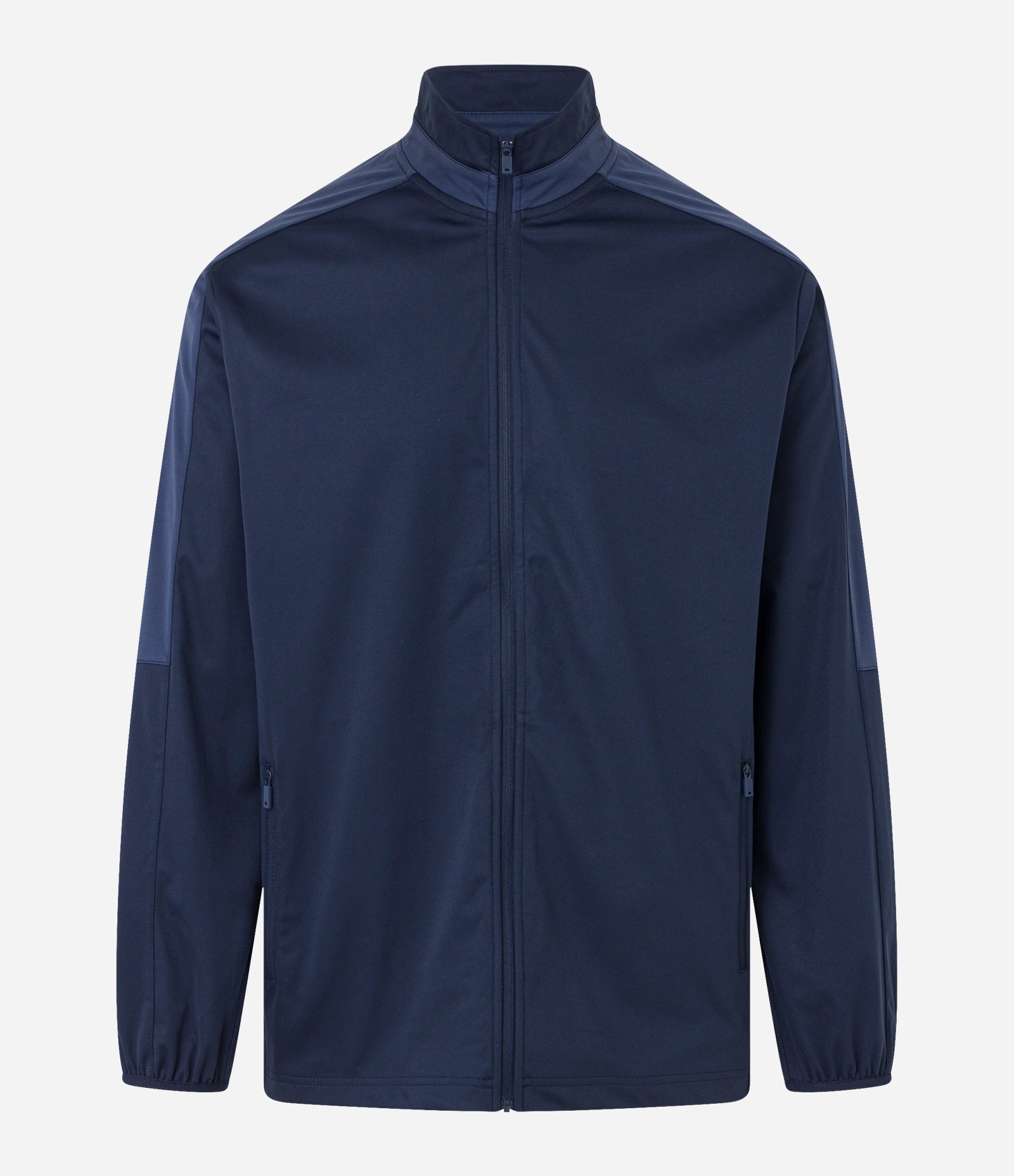 Blusão Esportivo Futebol em Helanca com Fechamento Frontal Azul Marinho 7