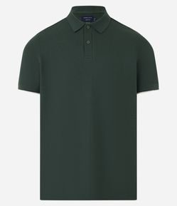 Camisa Polo Comfort em Algodão com Textura