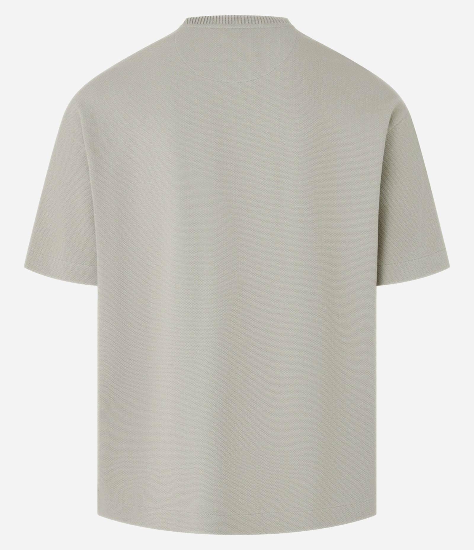 Camiseta Boxy em Algodão com Bolso e Textura Verde 3