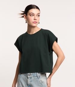 Blusa T-shirt em Algodão sem Cava