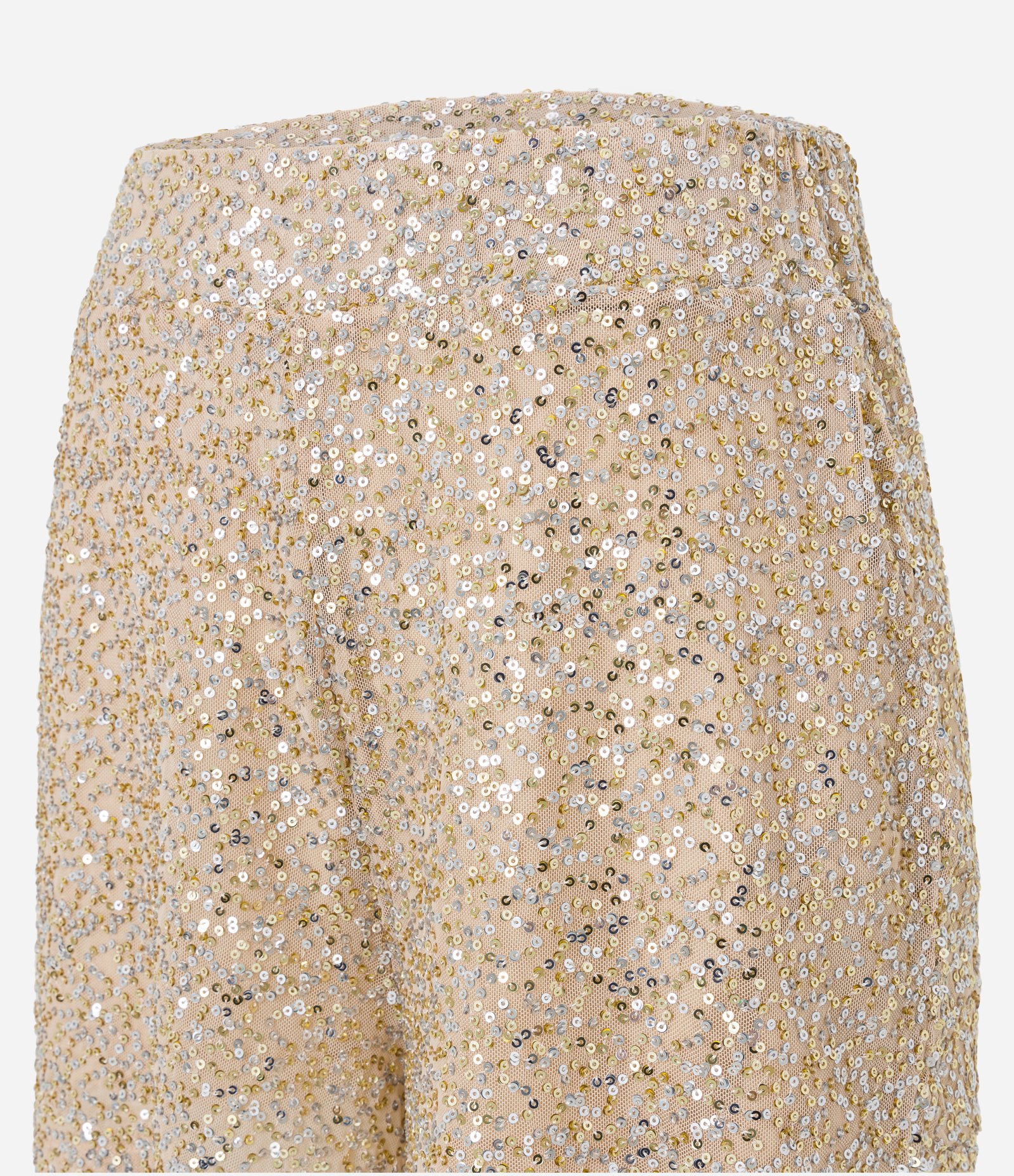 Short Runner em Malha de Paetês Dourado 6