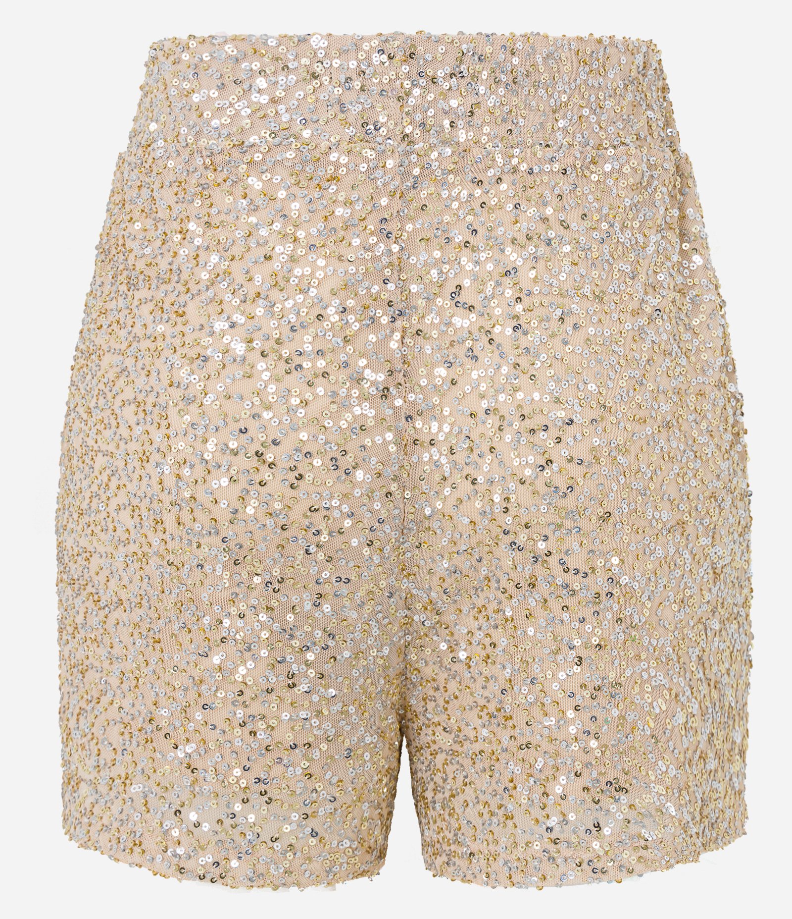 Short Runner em Malha de Paetês Dourado 7