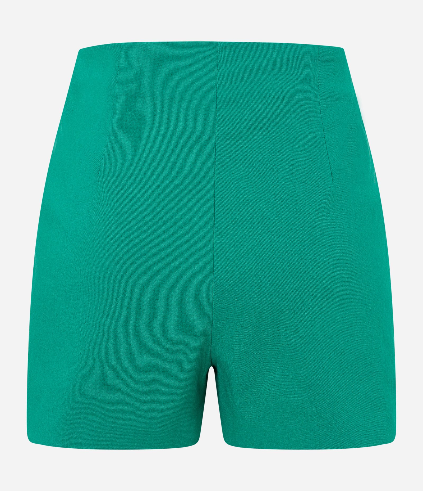 Short Saia em Bengaline Sobreposta e com Bolsinho Embutido Verde 6