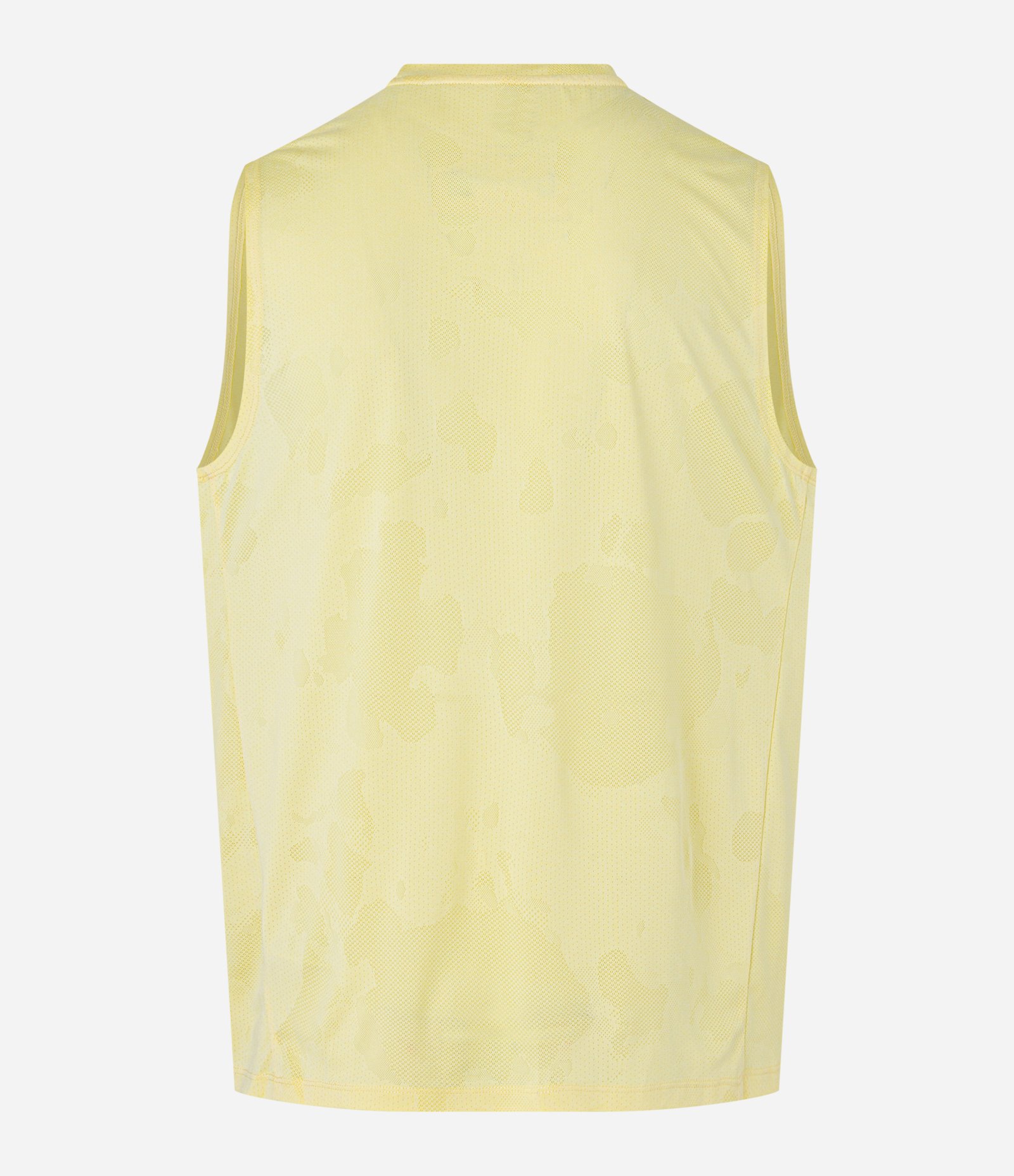 Regata Regular Esportiva em Tecnologia Dry com Estampa Jacquard Amarelo Claro 8