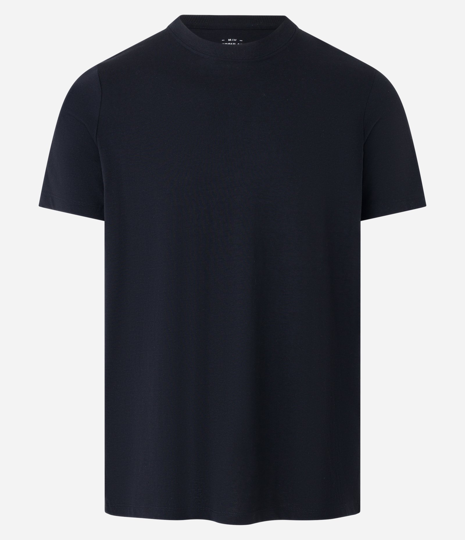 Camiseta Regular Básica em Algodão Preto 4